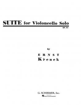 Suite For Violoncello Solo 