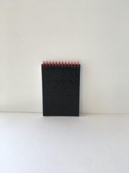 Notebook A6 - Sta Cecilia black version 