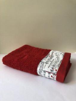 Badetuch rot, Nußknacker 