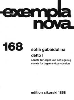 Detto I Sonata For Organ & Percussion 