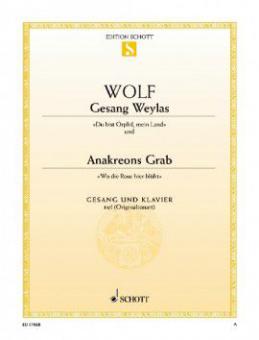 Gesang Weylas ('Du bist Orplid') - Anakreons Grab ('Wo die Rose hier blüht') Standard