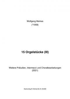 15 Orgelstücke 3 