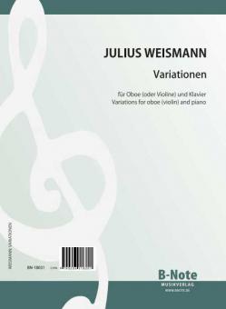 Variations for oboe (violin) and piano 