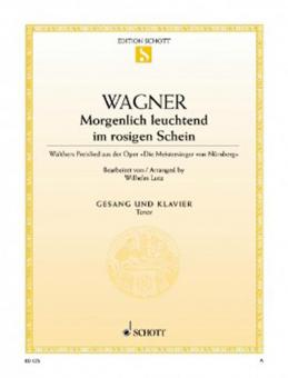 Morgenlich leuchtend im rosigen Schein Standard