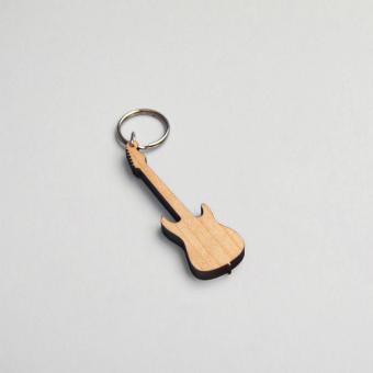 Schlüsselanhänger E-Gitarre Ahorn 