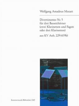 Divertimento Nr. 5 KV Anh. 229 