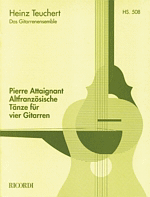 Altfranzösische Tänze für vier Gitarren 