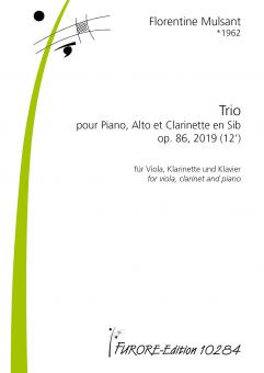 Trio pour Piano, Alto et Clarinette en Sib op. 86 