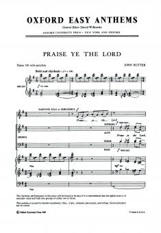 Praise ye the Lord 