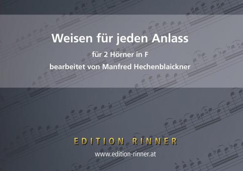 Weisen für jeden Anlass 