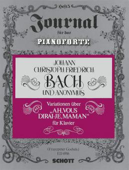 Variations on 'Ah, vous dirai je, maman' Download