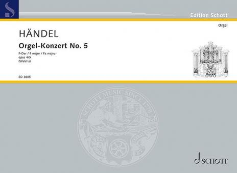 Organ Concerto No. 5 F Major Op. 4/5 HWV 293 Download