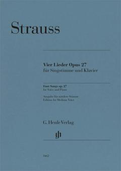 4 Songs op. 27 