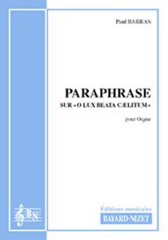 Paraphrase sur O Lux Beata Caelitum 