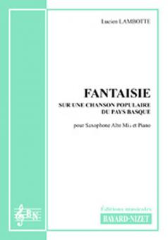 Fantaisie sur une chanson populaire du pays basque 