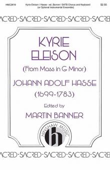 Kyrie Eleison by Johann Adolf Hasse » Mixed Choir Sheet Music