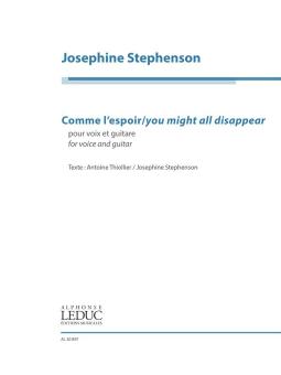 Comme l'espoir - You might all disappear 