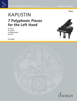 7 Polyphonic Pieces for the Left Hand op. 87 Standard