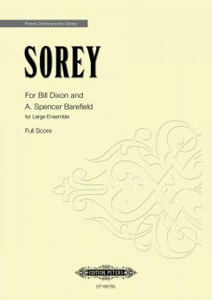 For Bill Dixon and A. Spencer Barefield 
