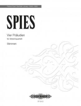 Vier Präludien für Streichquartett 