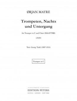 Trompeten, Nachts und Untergang 