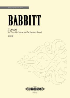 Concerti for Violin, Orchestra and Synthesized Sounds 