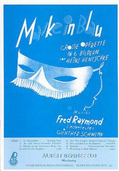 Maske in Blau 
