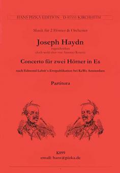 Konzert Es-Dur für 2 Hörner und Orchester 