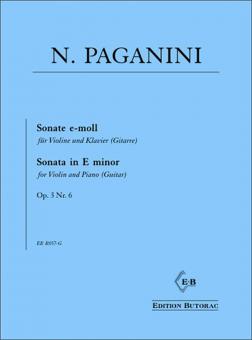 Sonata in E minor op. 3 No. 6 