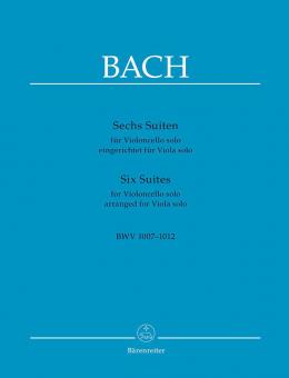 6 Suites for Violoncello solo BWV 1007-1012 