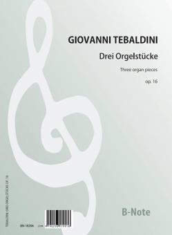 3 organ pieces op. 16 