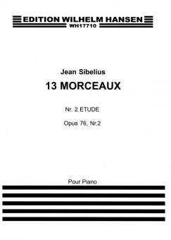 13 Morceaux: Nr. 2 Etude op. 76, Nr. 2 