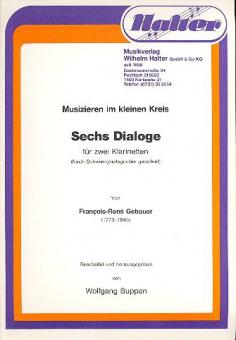 Sechs Dialoge für 2 Klarinetten 