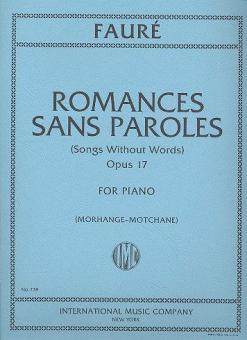 Songs without Words op.17 