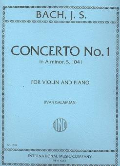 Concerto No. 1 A minor BWV 1041 