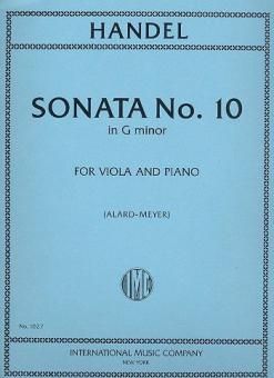 Sonata no. 10 in G Minor 