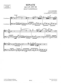 Sonate op.1 no. 8 HWV 366 