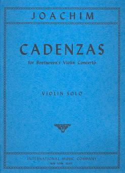 Cadenzas for Beethovens Violin Concerto 