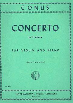 Concerto in e minor 