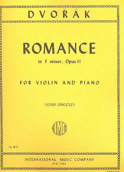 Romance F minor op. 11 