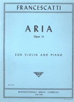 Aria op. 14 