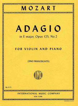 Adagio E major K.261 