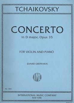 Violin Concerto D major op. 35 