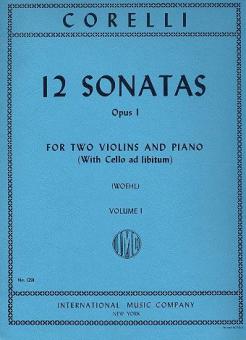 12 Sonatas, Op. 1 Vol. 1 