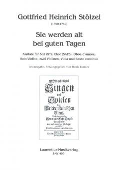 Sie werden alt bei guten Tagen 