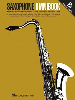Saxophone Omnibook for B-Flat Instruments 