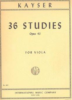 36 Studies op. 43 