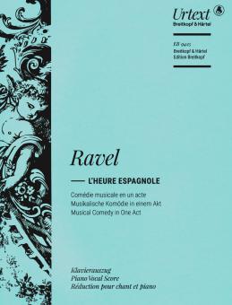 L'Heure espagnole - Piano vocal score 