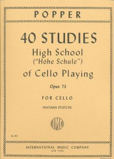 High School of Cello Playing op. 73 