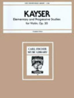 Elementary And Progressive Studies, Op. 20 